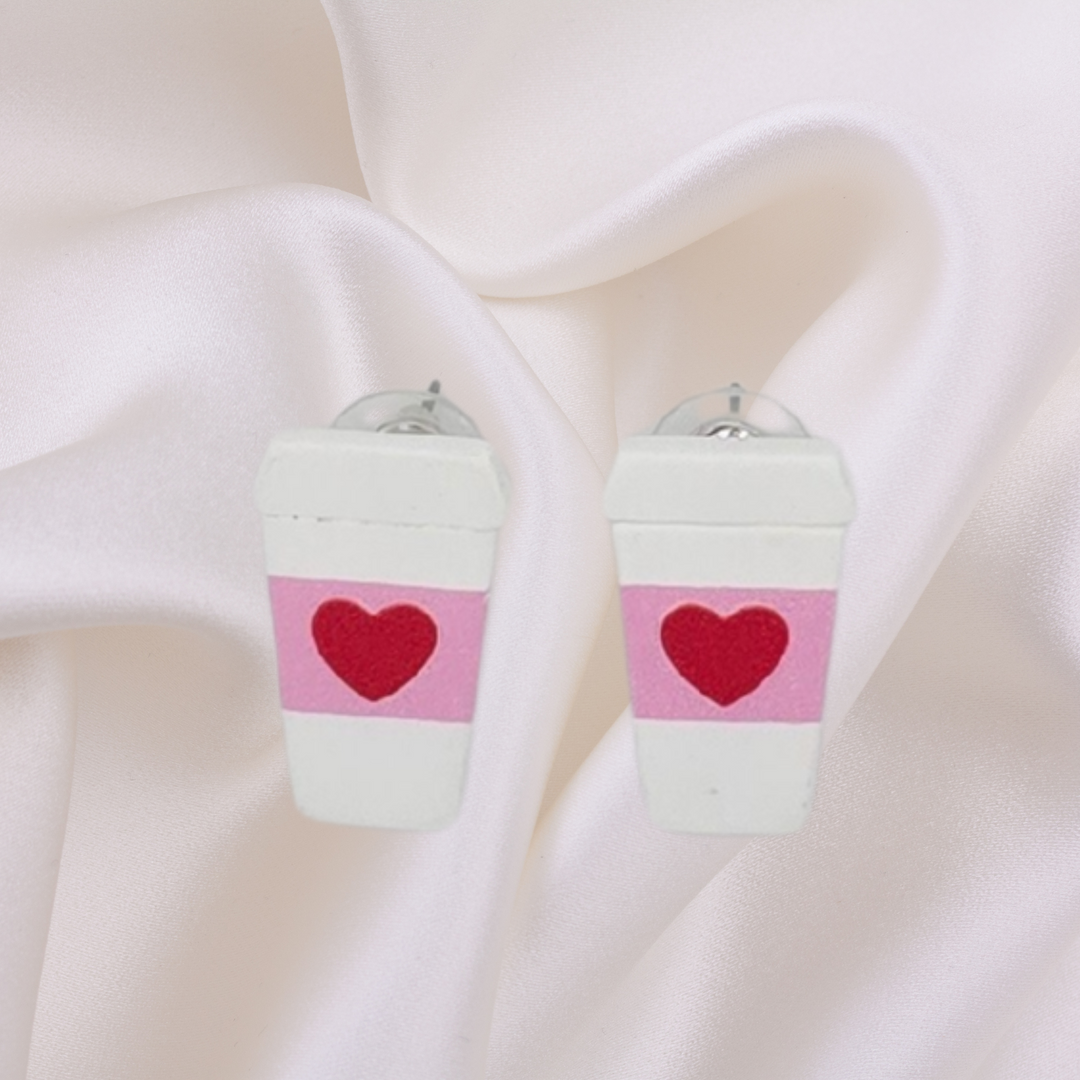 Love Coffee Earrings