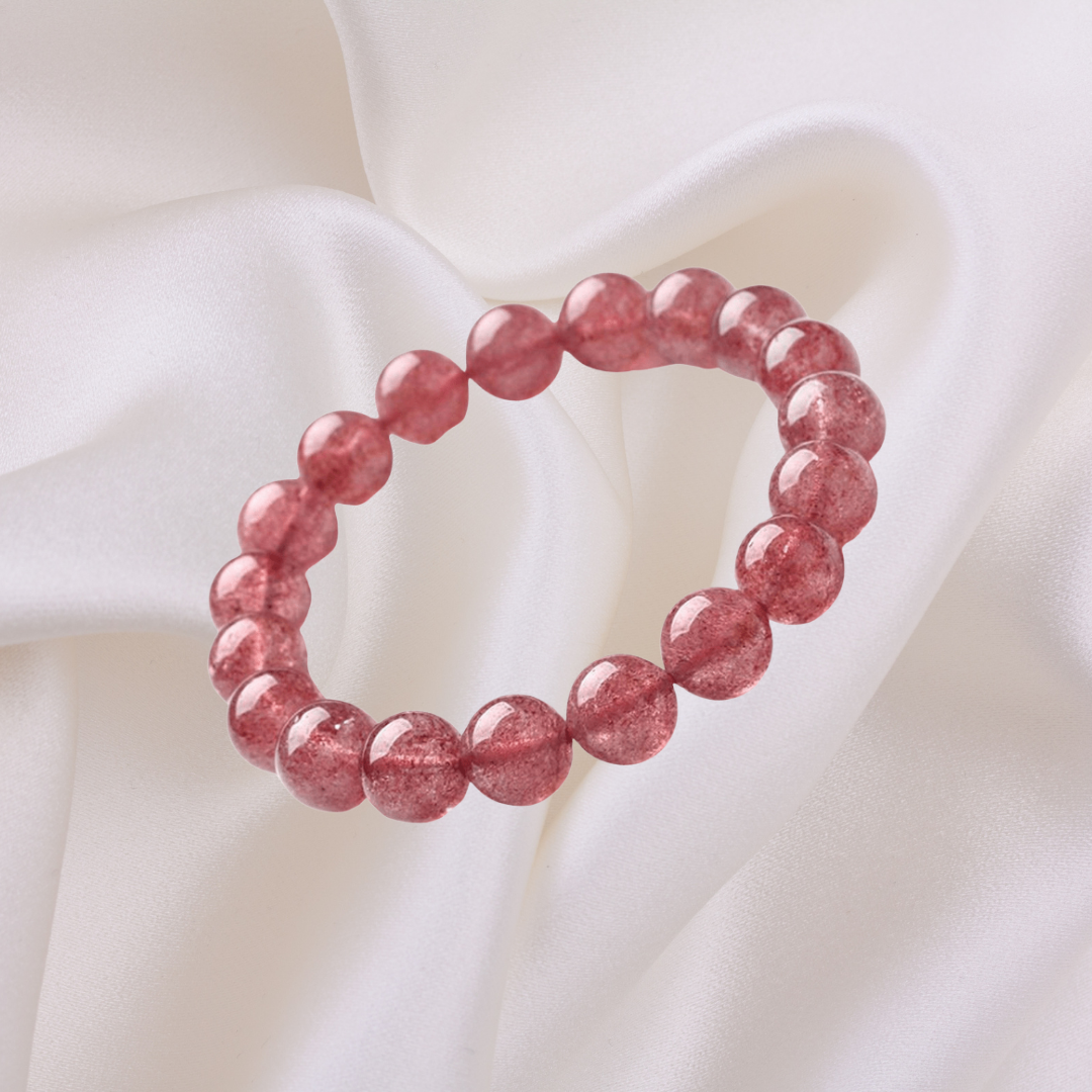 Strawberry Quartz Bracelet