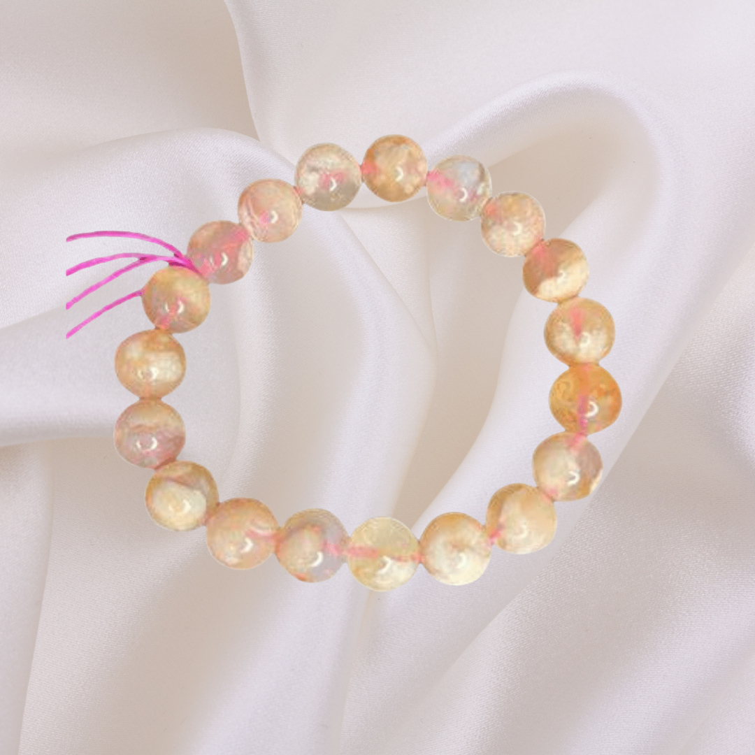 Flower Agate Bracelet