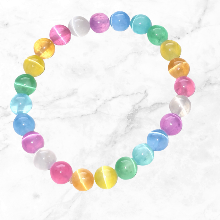 Colorful Selenite Bracelet
