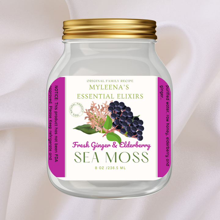 Ginger Elderberry Sea Moss