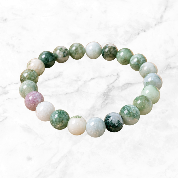 Tree Moss Agate Bracelet