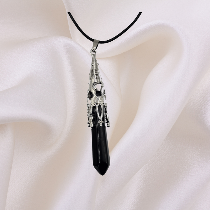 Crystal Point Drop Necklace