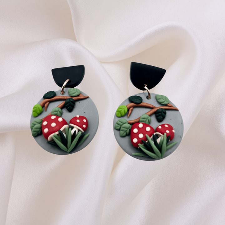 Mushroom Earrings