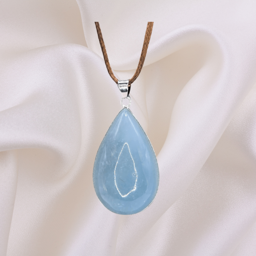 Aquamarine Drop Necklace