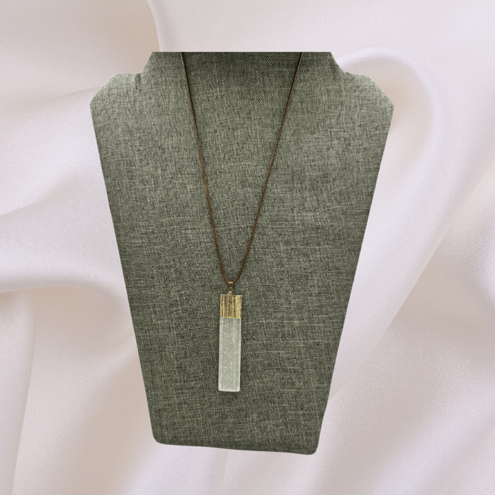 Selenite Necklace