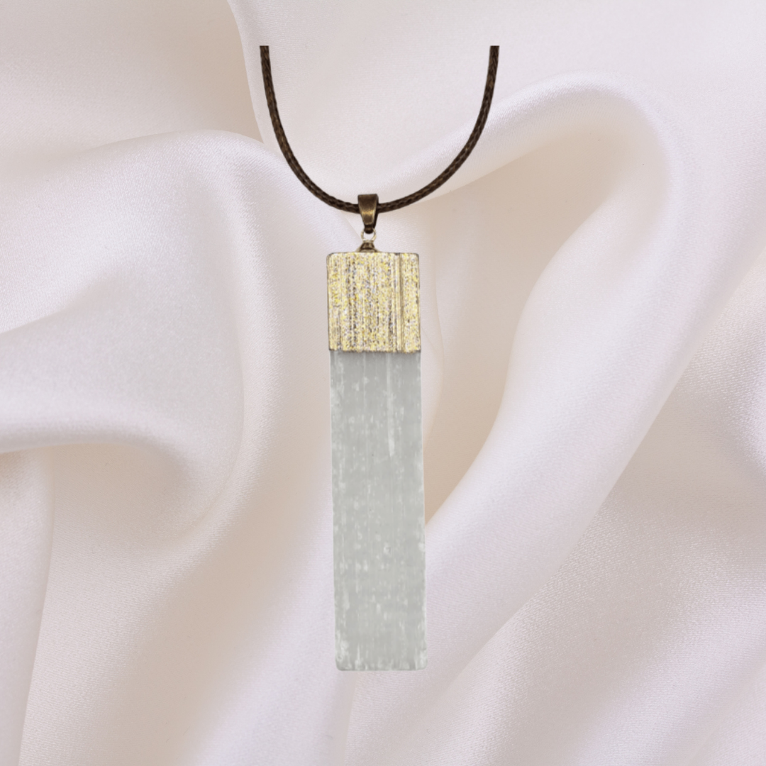Selenite Necklace