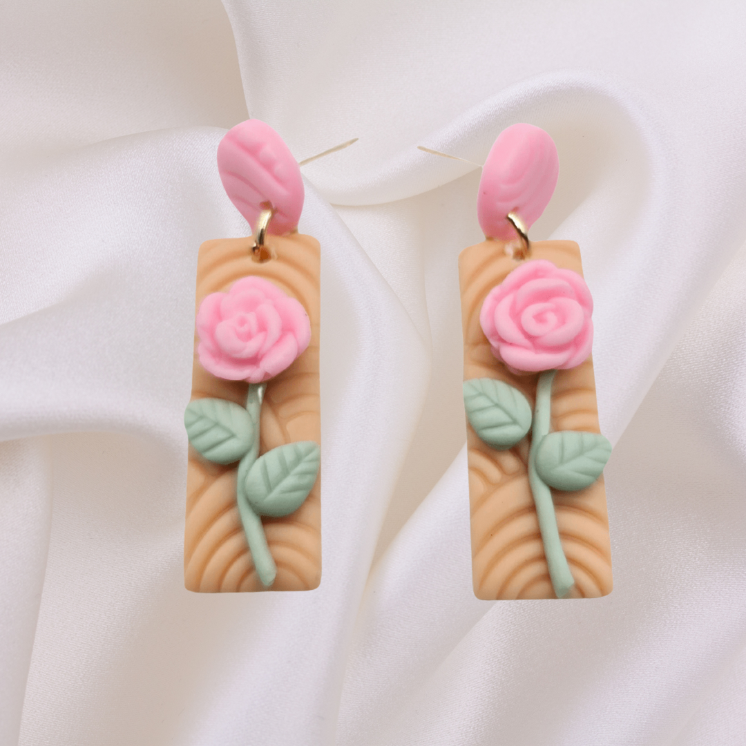 Rose Pink Earrings