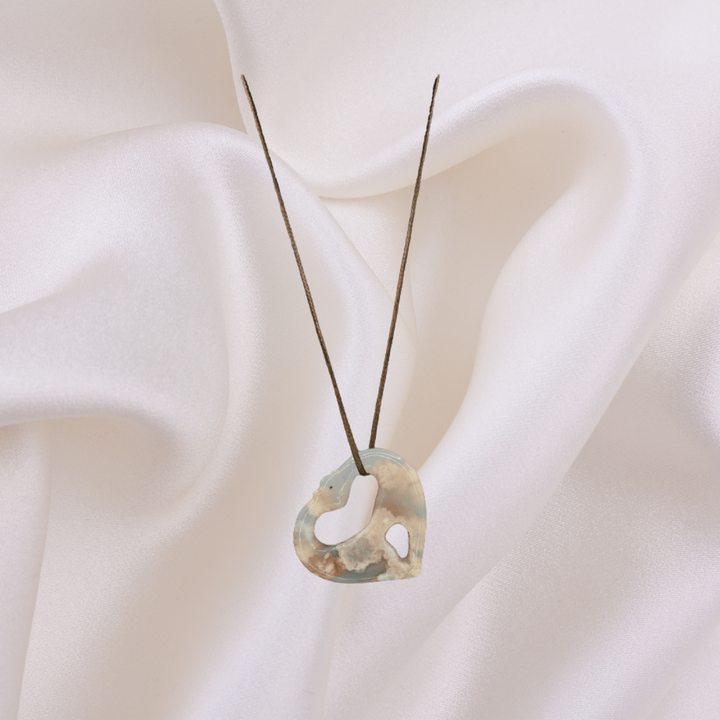 Flower Agate Necklace