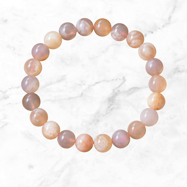 Flower Agate Bracelet