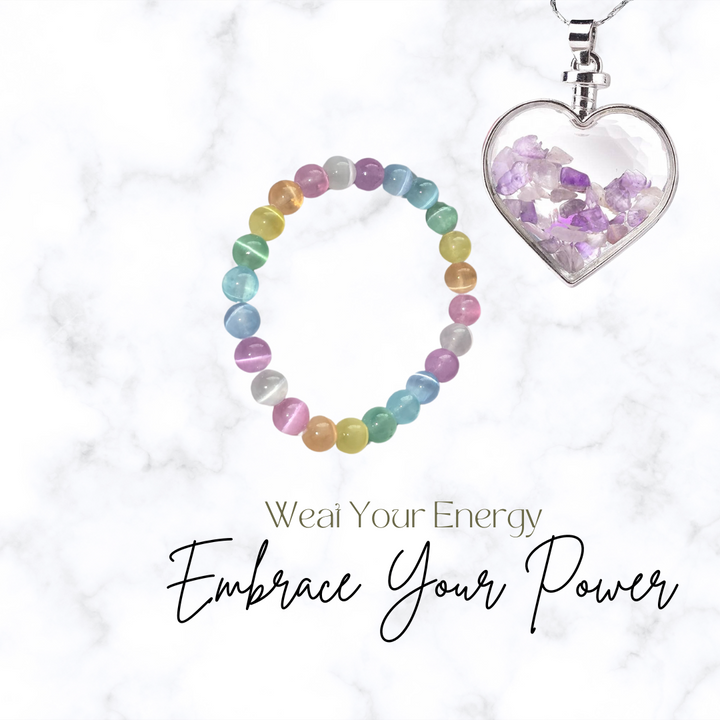 Colorful Selenite Bracelet