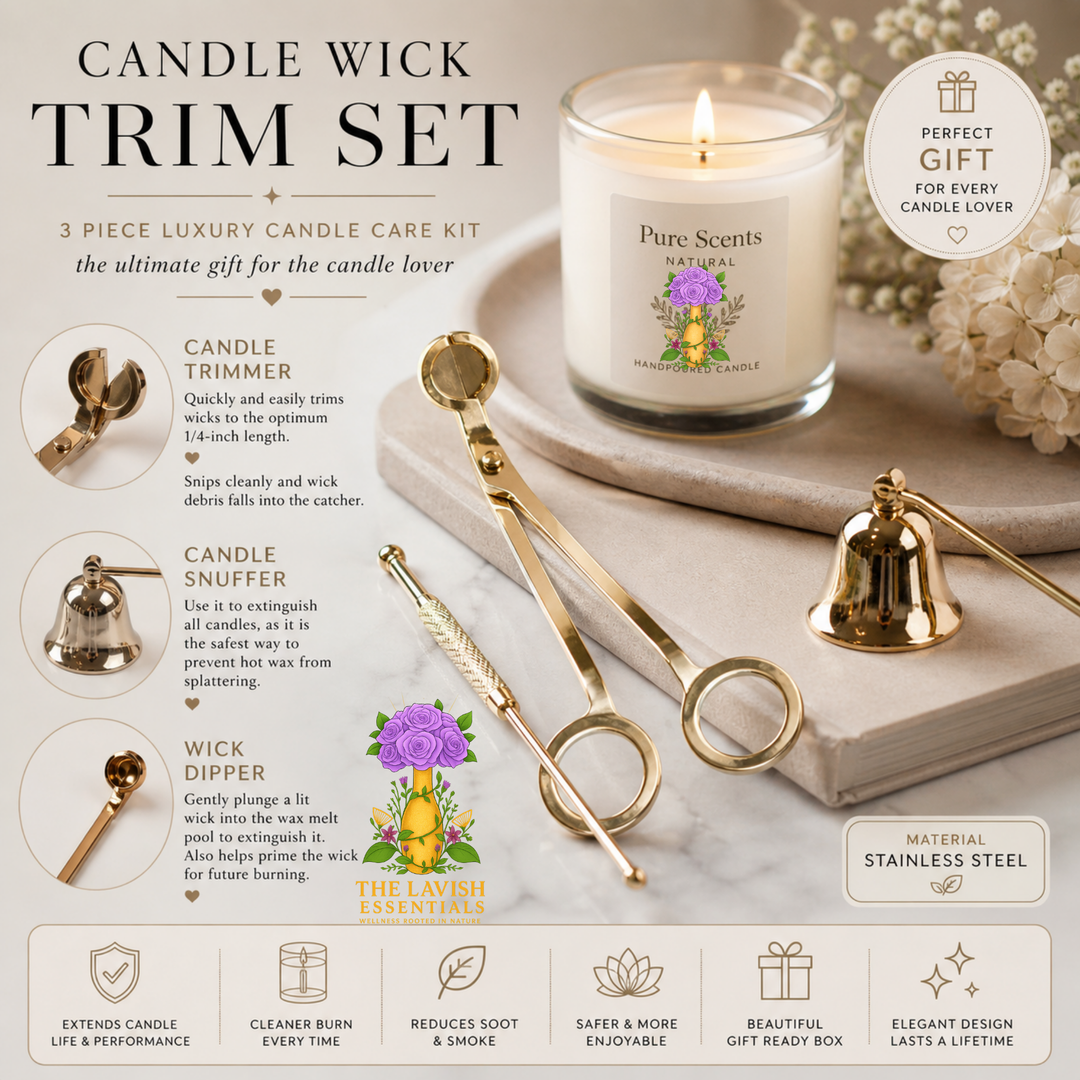 Three Piece Candle Wick Set