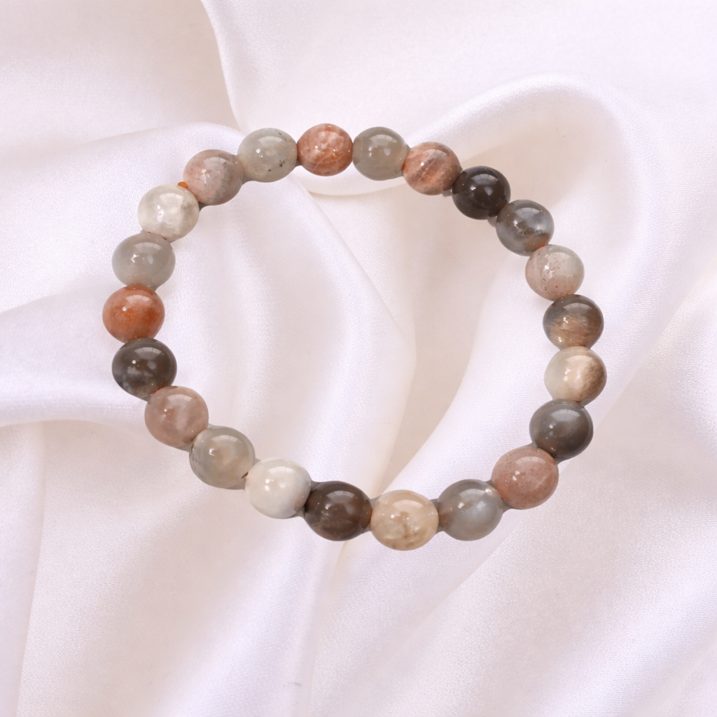 Peach Moonstone Bracelet