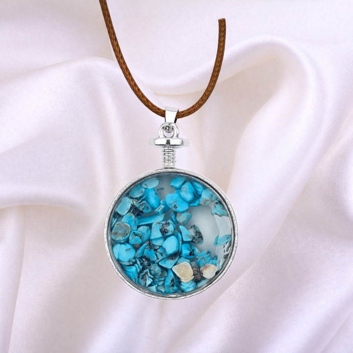 Rutilated Turquoise Necklace