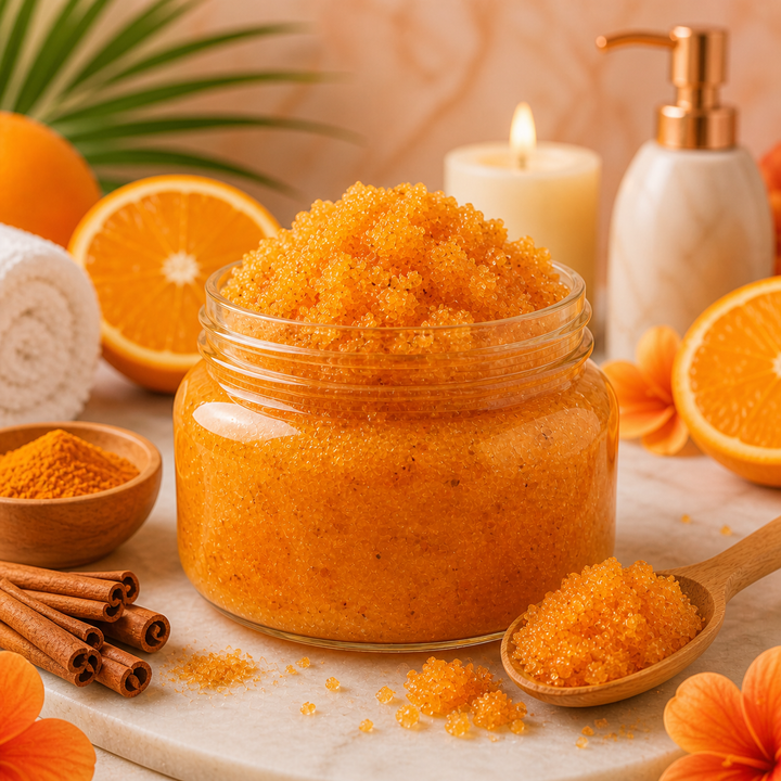Turmeric Orange Sugar Scrub