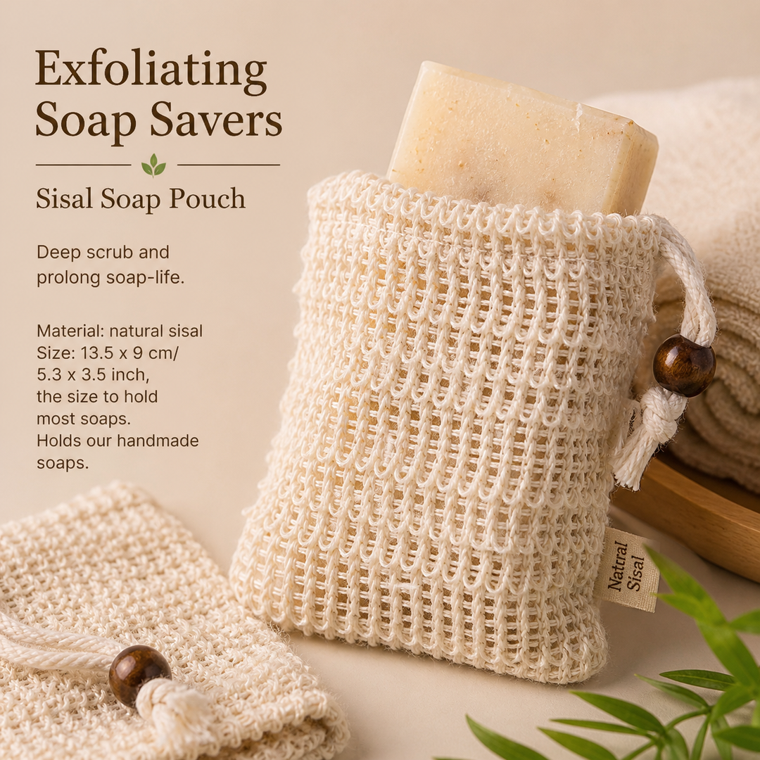 Sisal Soap Pouch