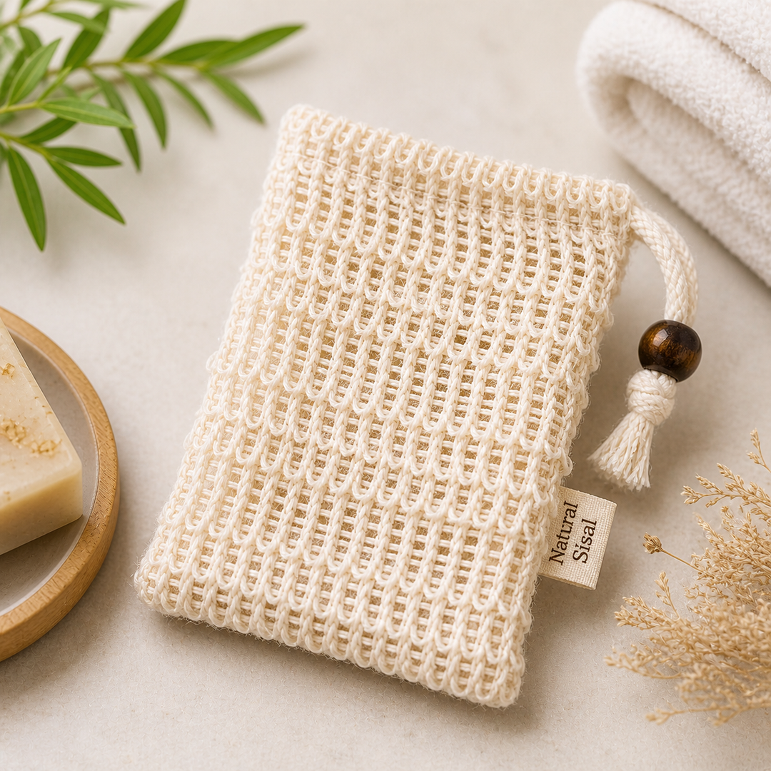 Sisal Soap Pouch