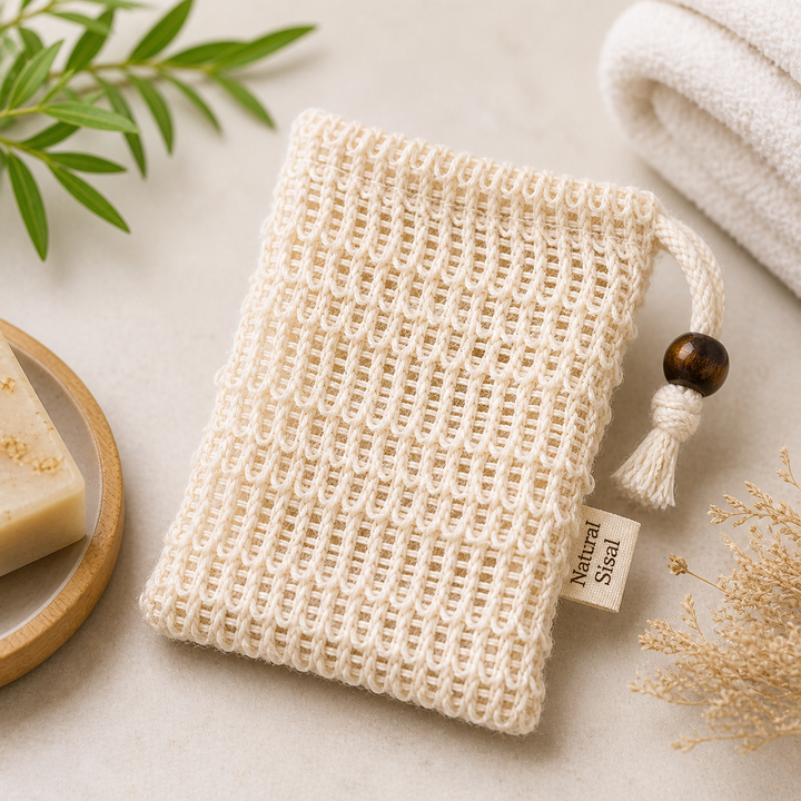 Sisal Soap Pouch