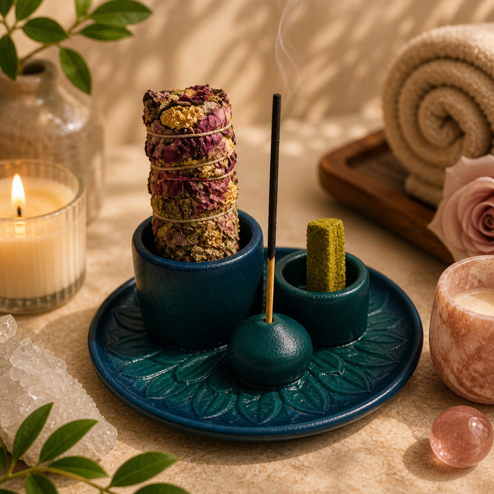 Smudge, Incense Combo Burner