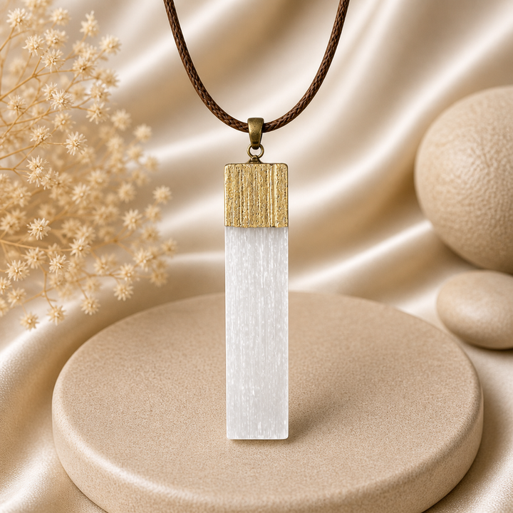 Selenite Necklace