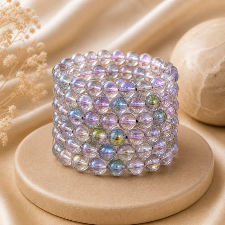 Angel Aura Clear Quartz Bracelet