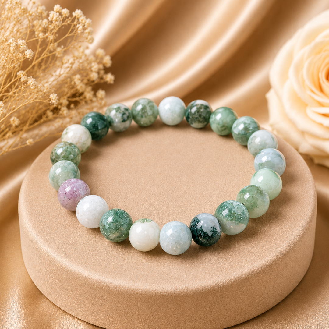 Tree Moss Agate Bracelet