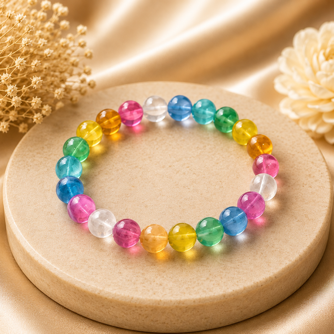 Colorful Selenite Bracelet