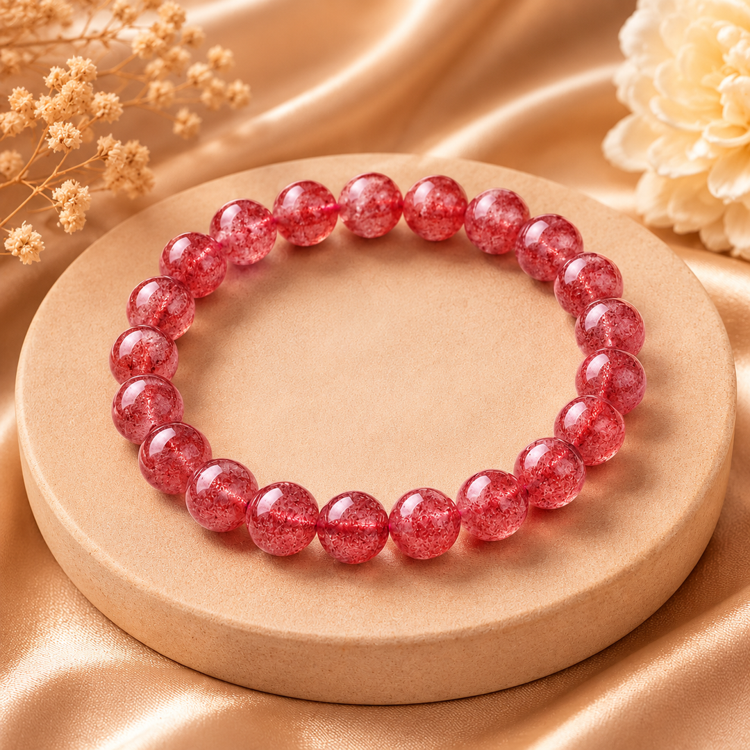 Strawberry Quartz Bracelet