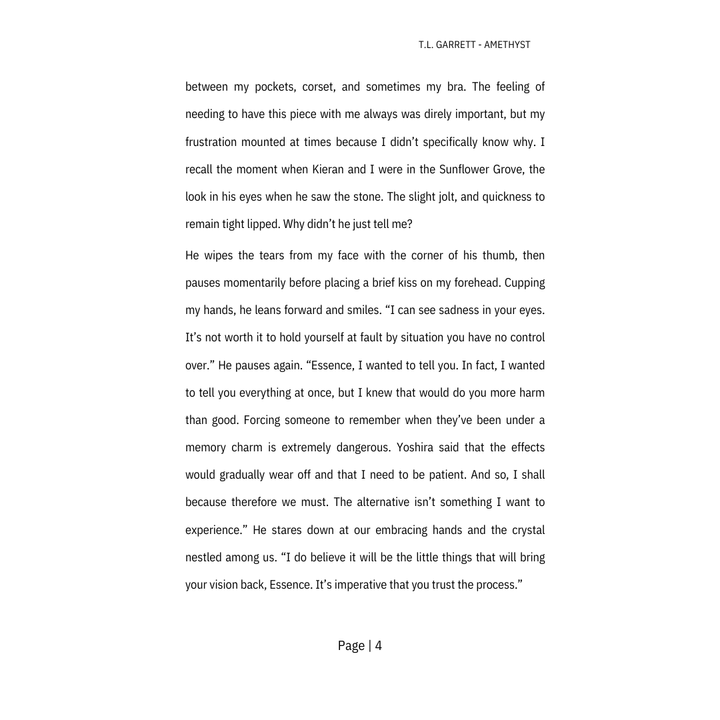 Essence of Amethyst Novel