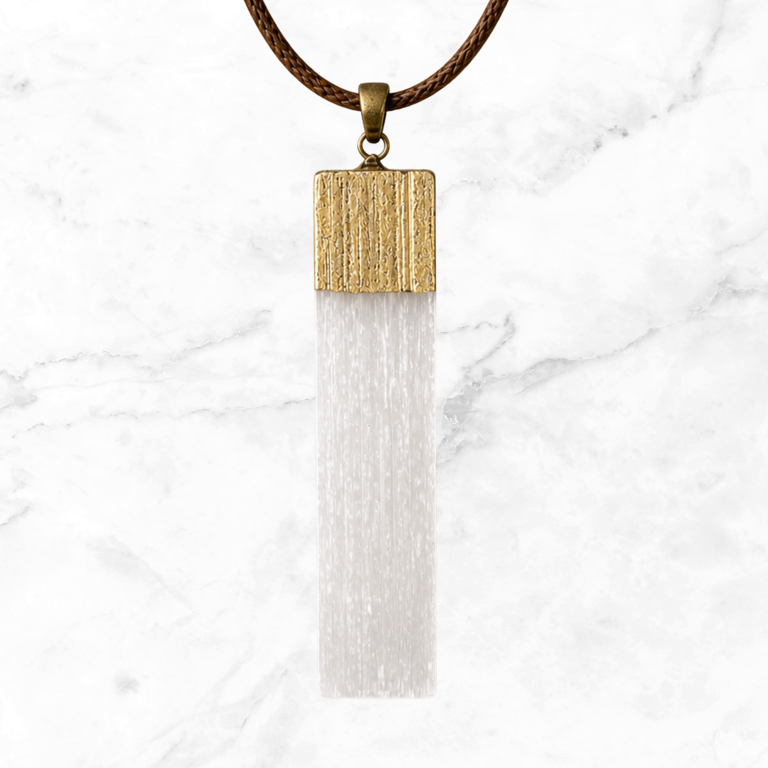 Selenite Necklace