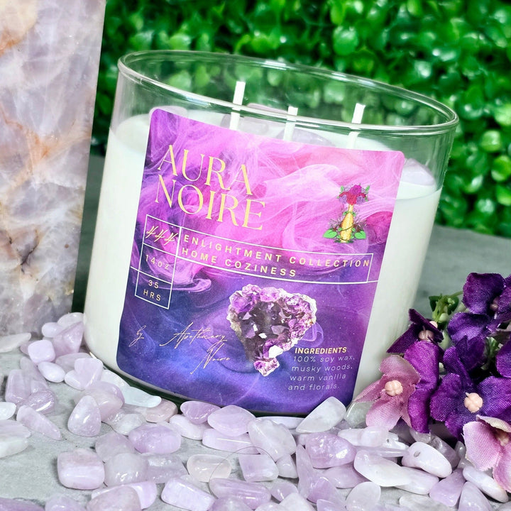 Candle - Aura Noire Candle 444 - The Lavish Essentials