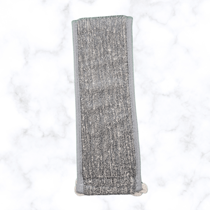 back sponge - Bamboo Sponge and Exfoliator Back Strap - The Lavish Essentials