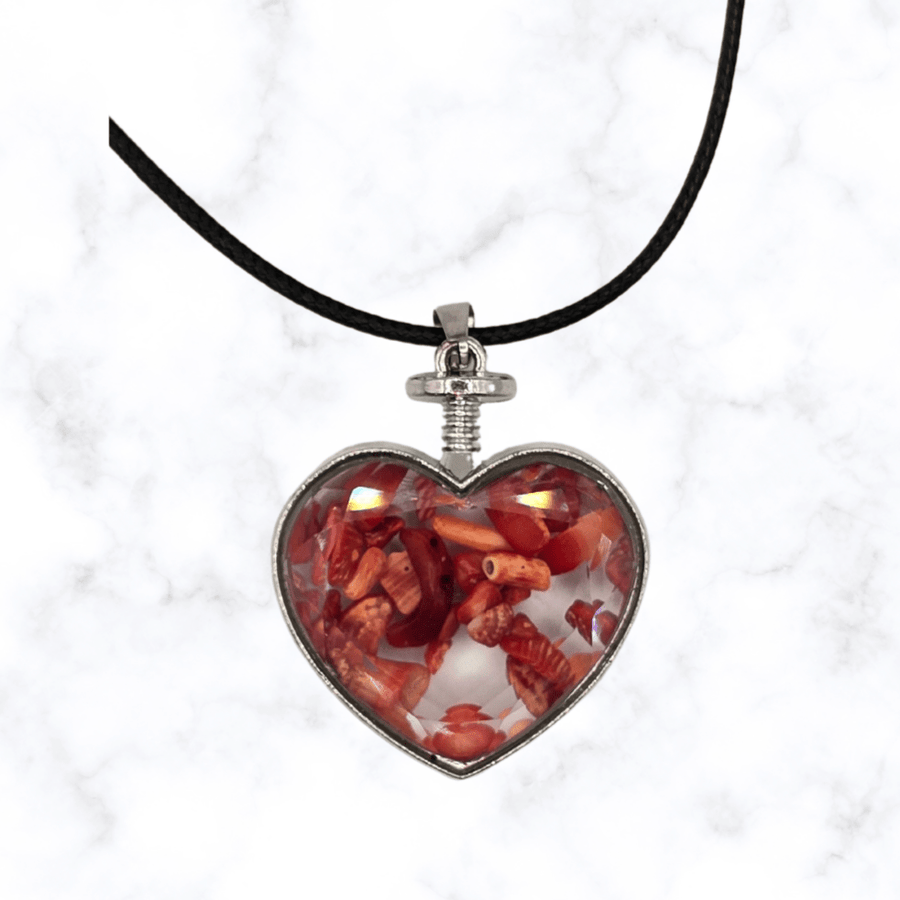 necklace - Carnelian Locket Necklace - The Lavish Essentials