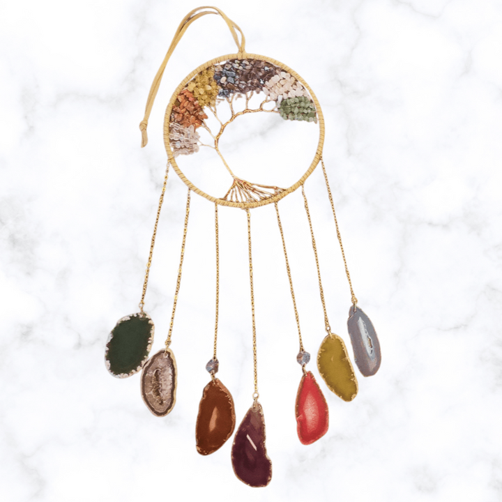 dreamcatcher - Chakra Tree of Life Dreamcatcher - The Lavish Essentials