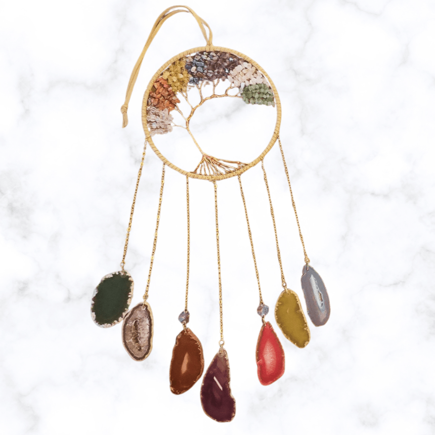 dreamcatcher - Chakra Tree of Life Dreamcatcher - The Lavish Essentials