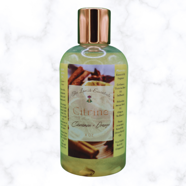 bath oil - Citrine - Body Oil - The Lavish Essentials