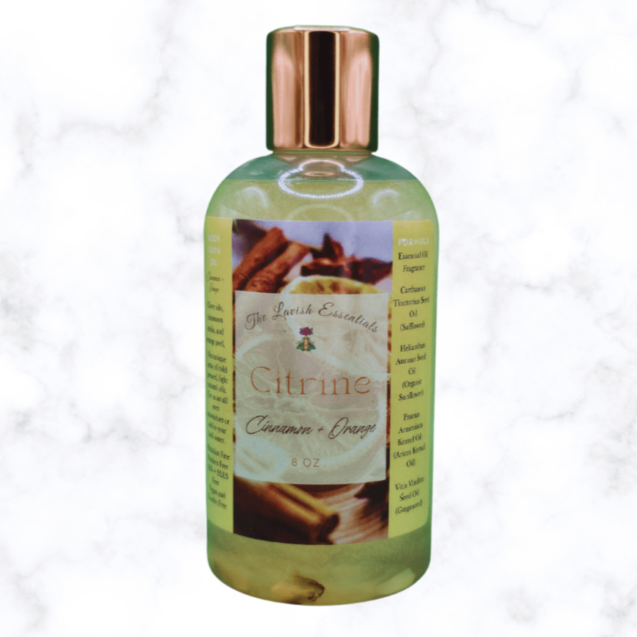 bath oil - Citrine - Body Oil - The Lavish Essentials