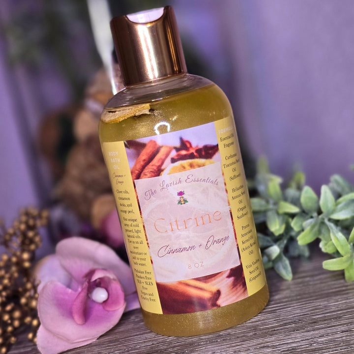 bath oil - Citrine - Body Oil - The Lavish Essentials