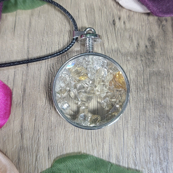 necklace - Citrine Locket Necklace - The Lavish Essentials