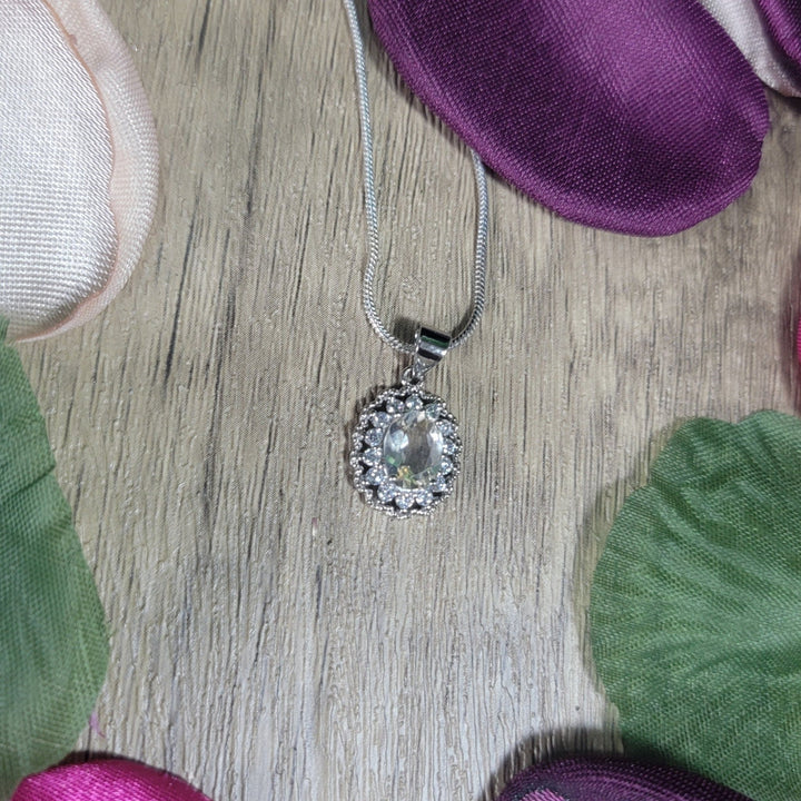 necklace - Citrine Rhinestone Necklace - The Lavish Essentials