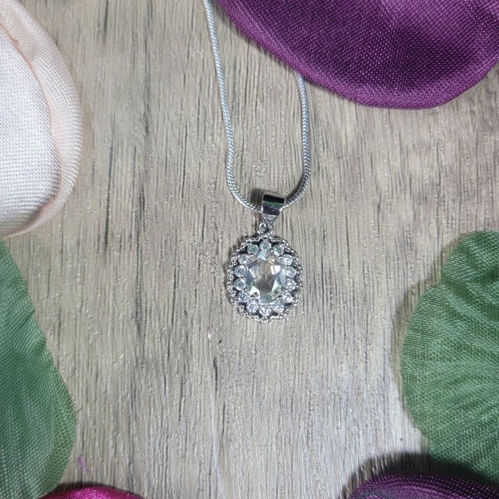 necklace - Citrine Rhinestone Necklace - The Lavish Essentials