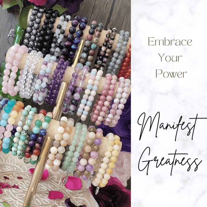 bracelet - Clear Quartz Crackle Bracelet - The Lavish Essentials