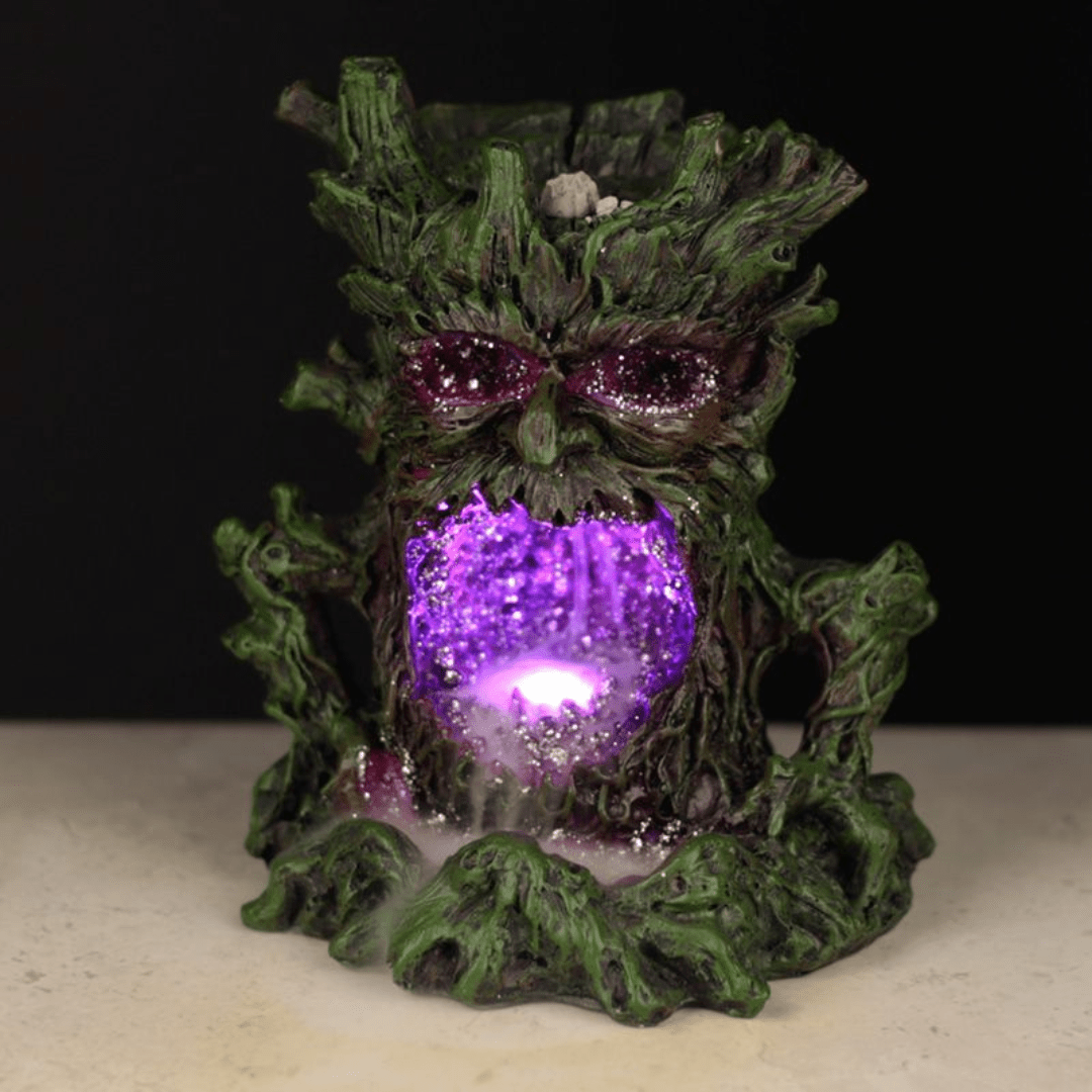 backflow burner - Crystal Green Man LED Backflow Burner - The Lavish Essentials