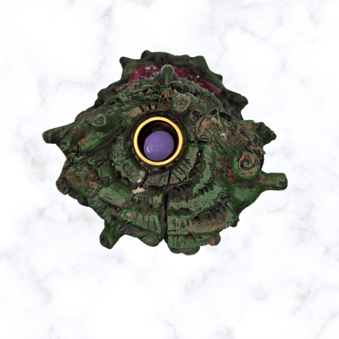 backflow burner - Crystal Green Man LED Backflow Burner - The Lavish Essentials