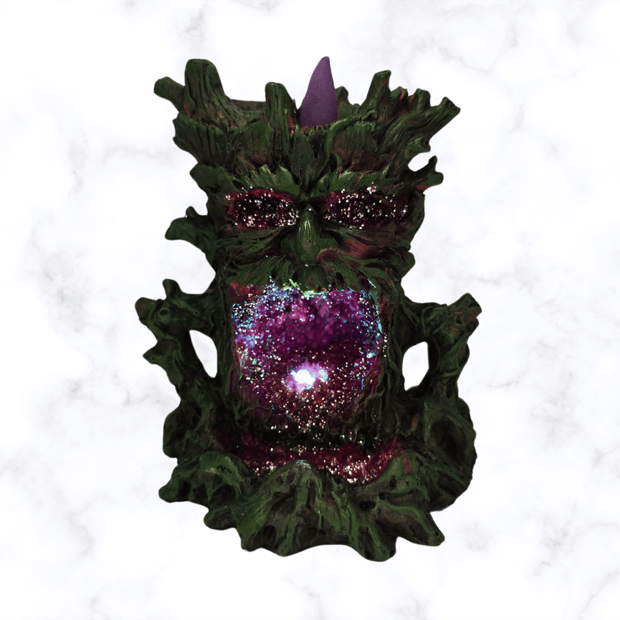 backflow burner - Crystal Green Man LED Backflow Burner - The Lavish Essentials