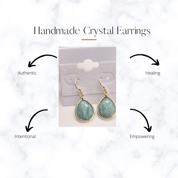 necklace - Dangle Gold Earrings - The Lavish Essentials