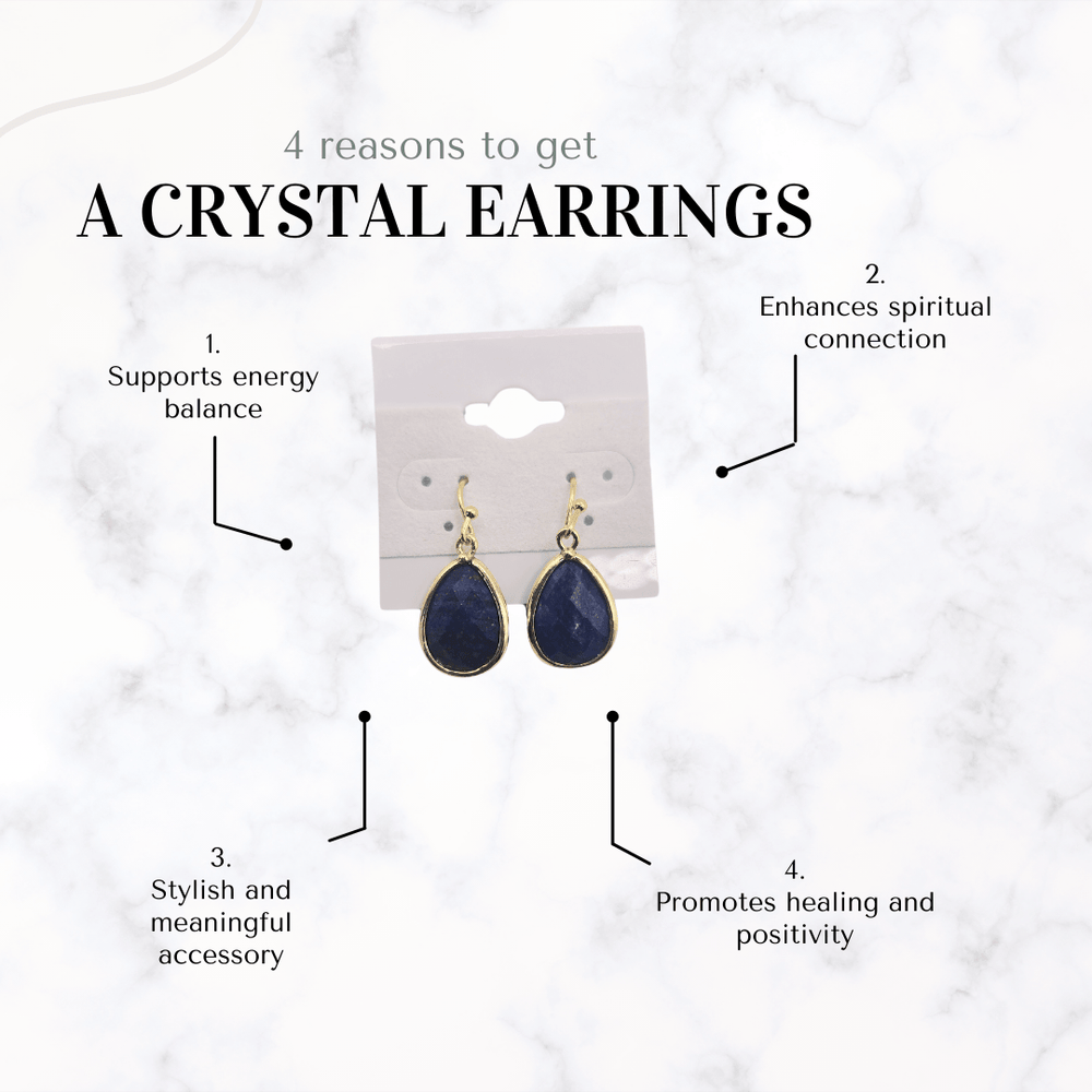 necklace - Dangle Gold Earrings - The Lavish Essentials