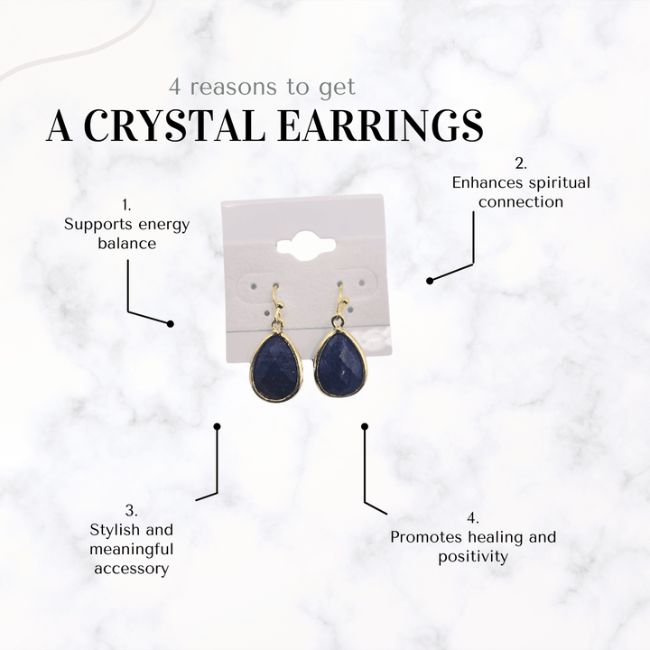 necklace - Dangle Gold Earrings - The Lavish Essentials