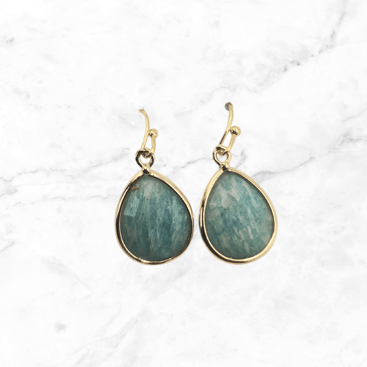 necklace - Dangle Gold Earrings - The Lavish Essentials