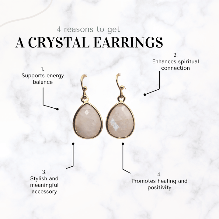 necklace - Dangle Gold Earrings - The Lavish Essentials